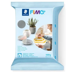 Fimo air modeller 1000 g – grey 80