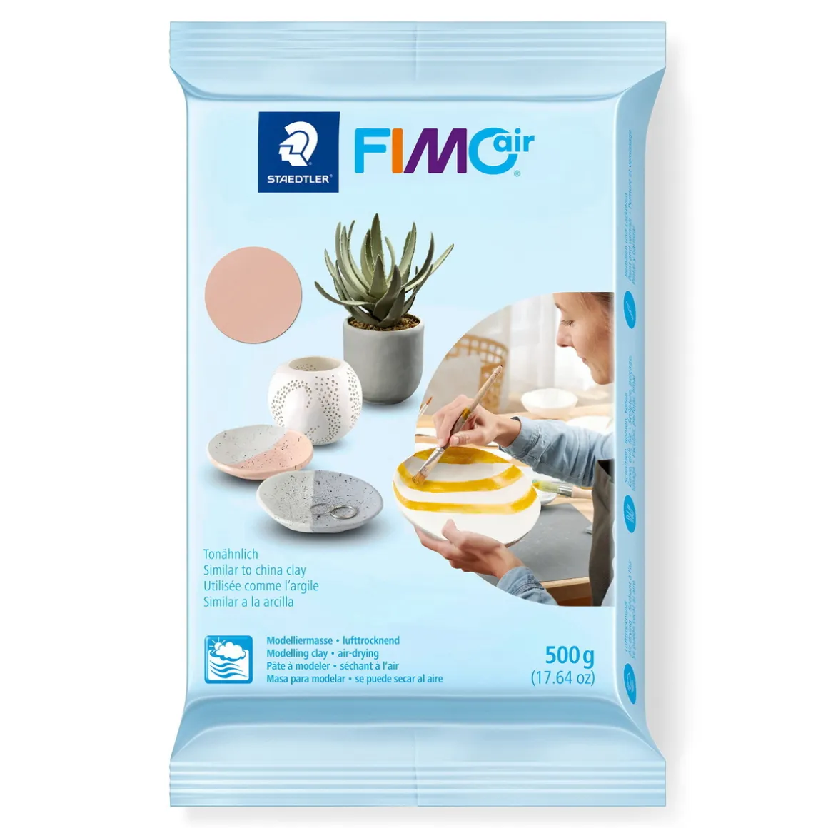 Fimo air modeller 500 g – pink 43