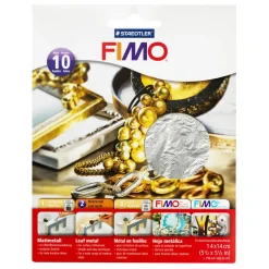 Fimo metalblade sølv 10 ark