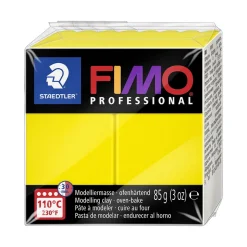 Fimo professional 85g true yellow – modeller til fine detaljer