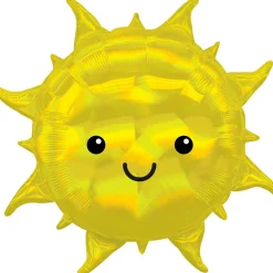 Folieballon Ø68 cm – strålende sol i godt humør!