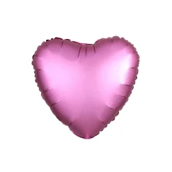 Folieballon rosa hjerte, 46 cm højt – perfekt til valentinsdag