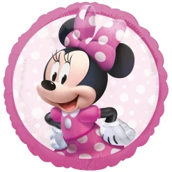 Folieballon rund 45 cm – Minnie Mouse forever