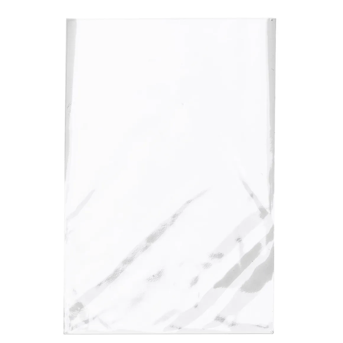 Folieret gavepose flad, transparent 20 stk. Mål: 10×15 cm