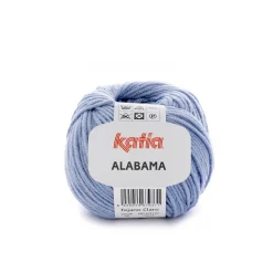 Garn Alabama 50 g lyseblå