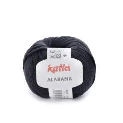 Garn Alabama 50 g sort