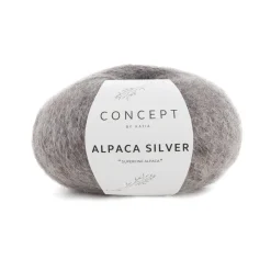 Garn Alpaca silver 25 g brun