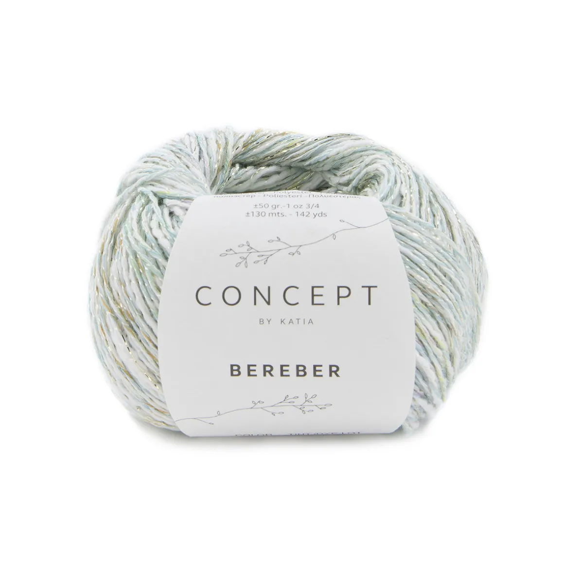 Garn Bereber 50 g grøn