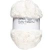 Garn Bulky Faux Fur 250g creme