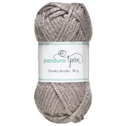 Garn Chunky Acrylic 50 g grå