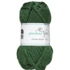 Garn Chunky Acrylic 50 g mørkegrøn