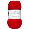 Garn Chunky Acrylic 50 g rød
