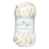 Garn Chunky Acrylic 50 g white to beige multi