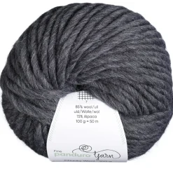 Garn Chunky Wool 100g antracit
