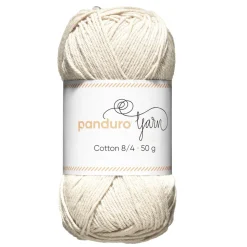 Garn Cotton 8/4 50 g beige