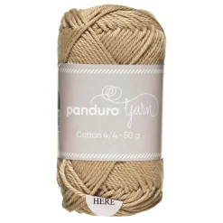 Garn Cotton 4/4 50 g beige