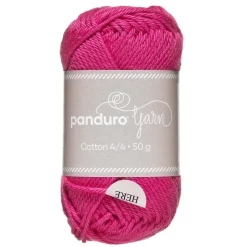 Garn Cotton 4/4 50 g cerise