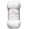 Garn Cotton 8/4 50 g hvid
