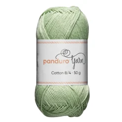 Garn Cotton 8/4 50g mintgrøn
