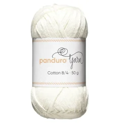 Garn Cotton 8/4 50 g natur