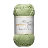 Garn Cotton 8/4 50 g pastelgrøn