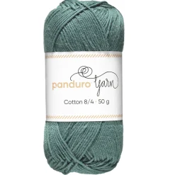 Garn Cotton 8/4 50 g petrol
