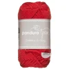 Garn Cotton 4/4 50 g rød