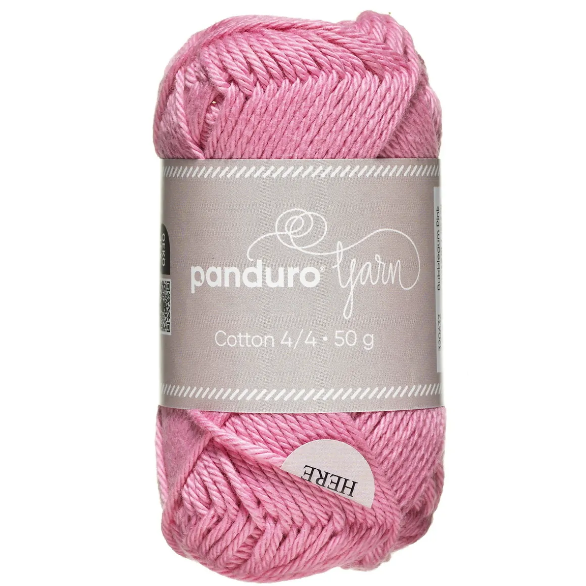 Garn Cotton 4/4 50 g rosa