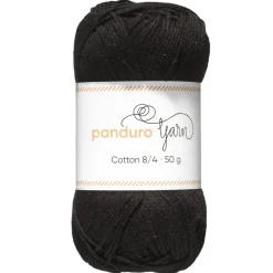Garn Cotton 8/4 50 g sort