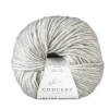 Garn Cotton Merino 50g lysegrå 106