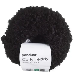 Garn Curly Teddy 50g sort