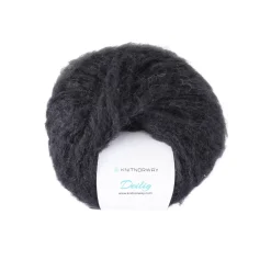 Garn Deilig 50 g black – colour 30