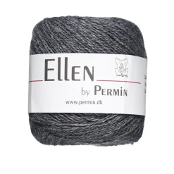 Garn Ellen 50 g mørkegrå