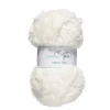 Garn Faux Fur hvid 100 g