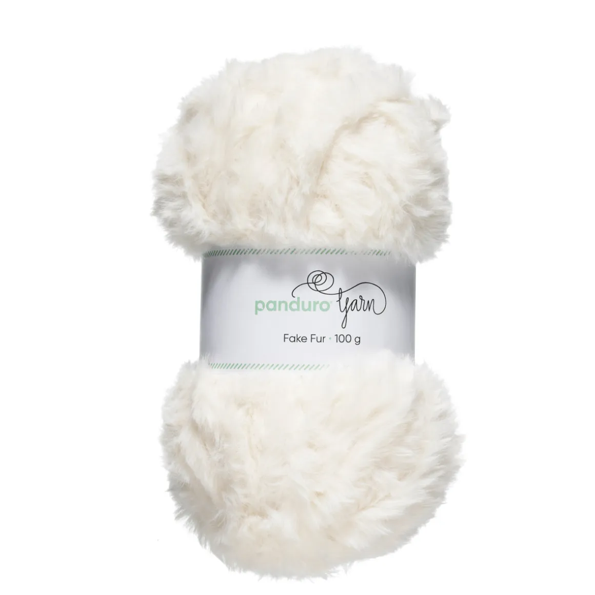 Garn Faux Fur hvid 100 g