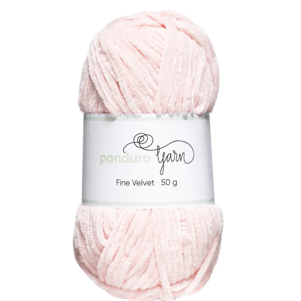 Garn Fine Velvet 50 g lys rosa – fløjlsblødt og himmelsk blødt garn