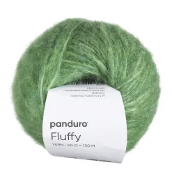 Garn Fluffy 50 g grøn