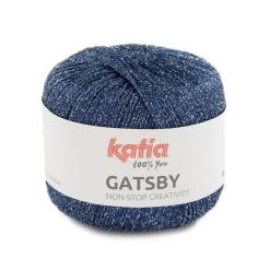 Garn Gatsby 50 g blå