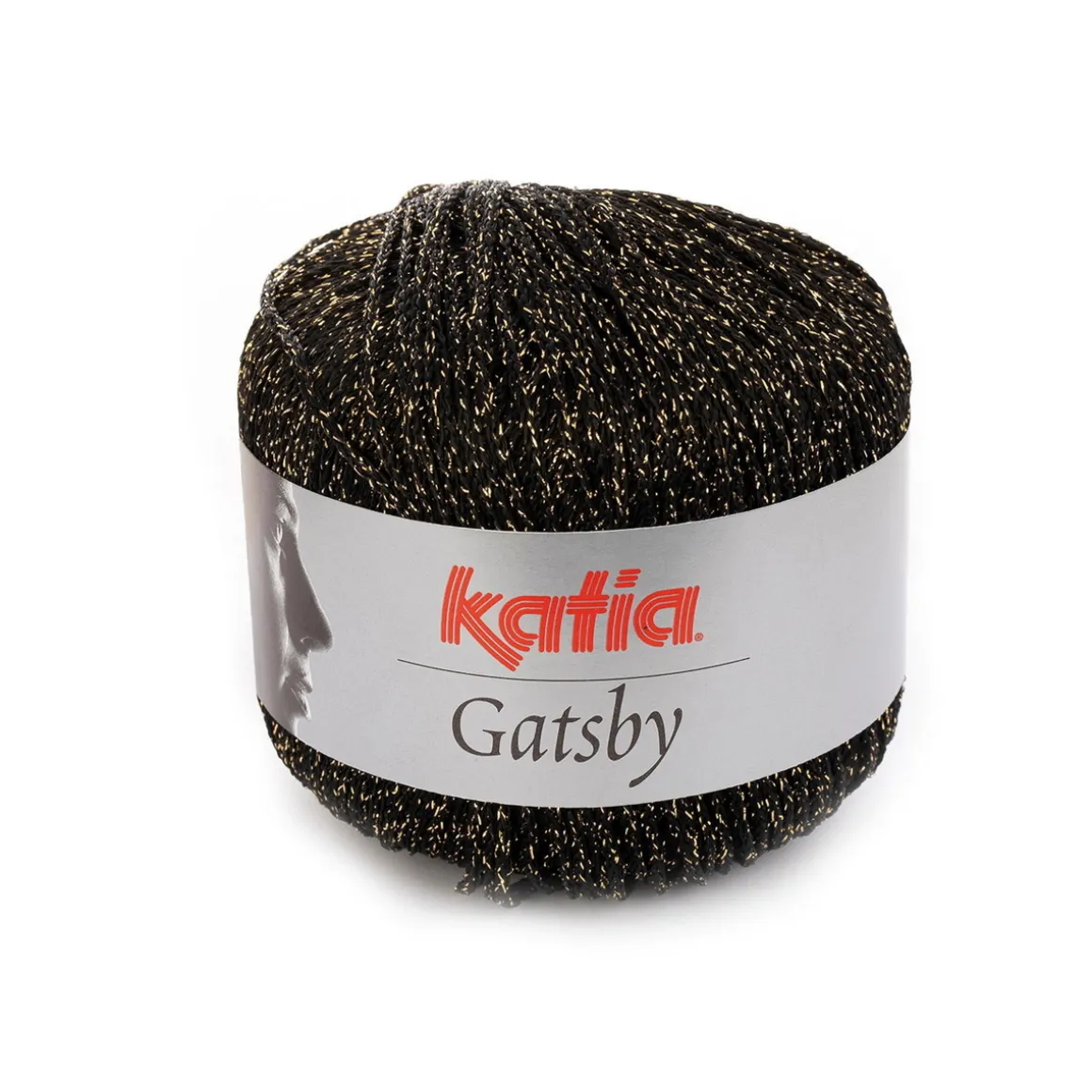 Garn Gatsby 50 g sort