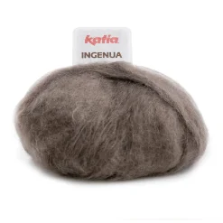 Garn Ingenua 50g mørk muldvarp