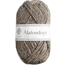 Garn Istex Alafosslopi 100 g beige – 0085 Oatmeal heather