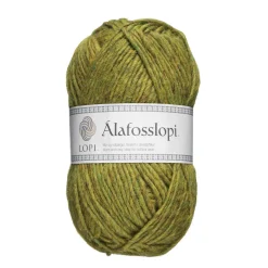 Garn Istex Alafosslopi 100 g gulgrøn – 9965 Chartreuse green heather