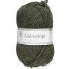 Garn Istex Alafosslopi 100 g mørkegrøn – 9966 Cypress green heather