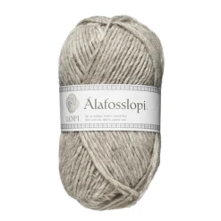 Garn Istex Alafosslopi 100 g musebeige – 0086 Light beige heather