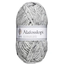 Garn Istex Alafosslopi 100 g tweed – 9974 Light grey tweed