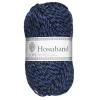 Garn Istex Hosuband 100 g blå/sort – Blue-black 0226
