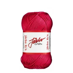 Garn Järbo 8/4 50 g ceriserosa – 32043 Hot pink