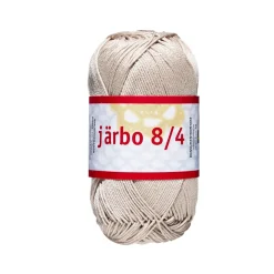 Garn Järbo 8/4 50 g sand – 32018 Linen