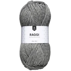 Garn Järbo Raggi 100g lysegrå – Light grey 1549