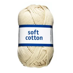 Garn Järbo Soft Cotton 50 g beige – 8856 Nature beige